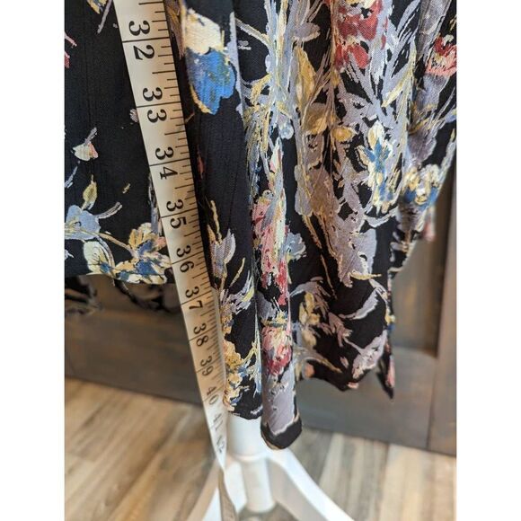 Angie Cardigan Cover-up Women's Small Short Sleeve Floral Oversized Long… - Picture 7 of 8